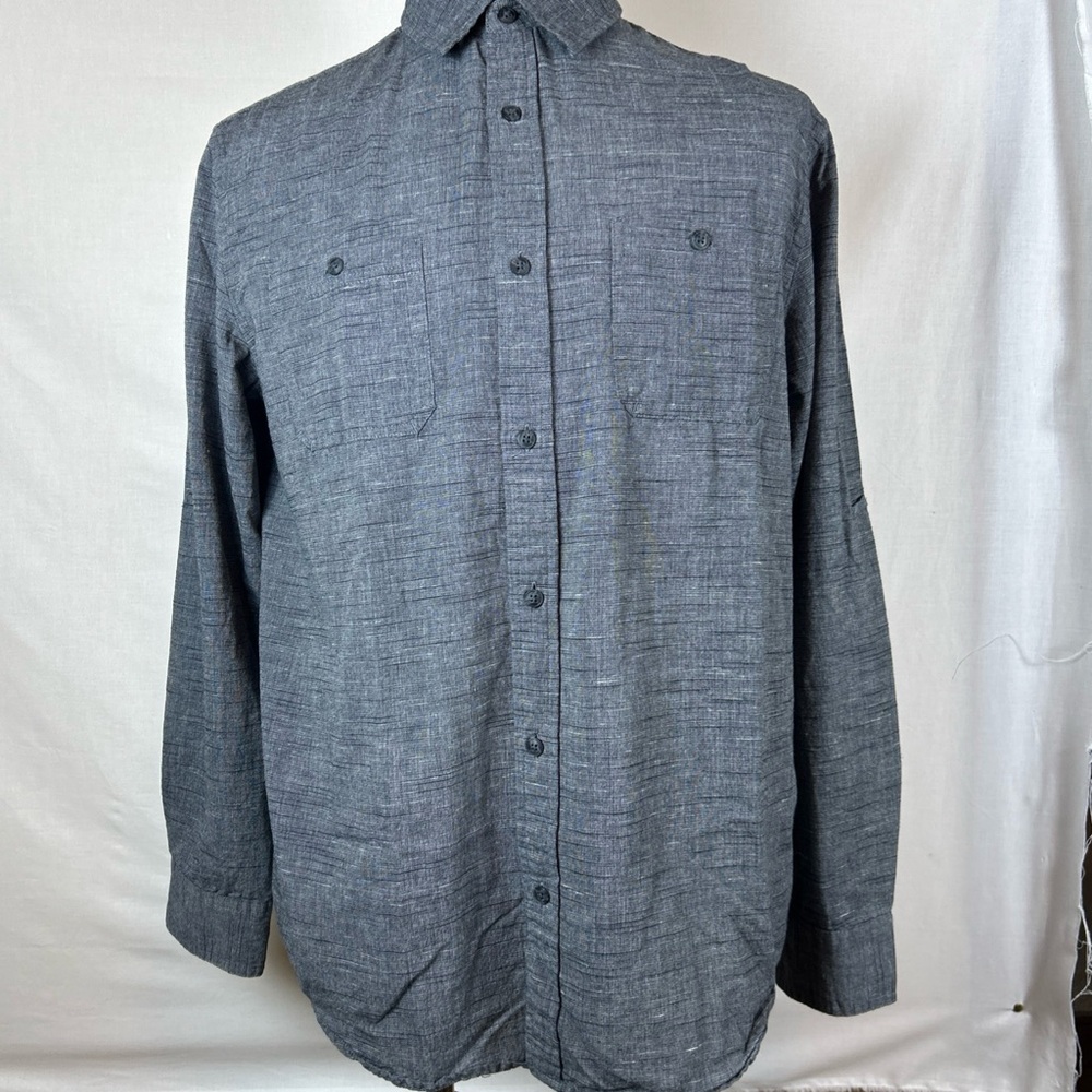 Urban Pipeline men’s large long sleeve shirt Awesomely Soft heather gray